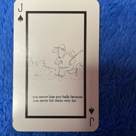 1988 Ivory Tower Publishing Playing Cards - Joking about Golf. - Picture 4 of 5